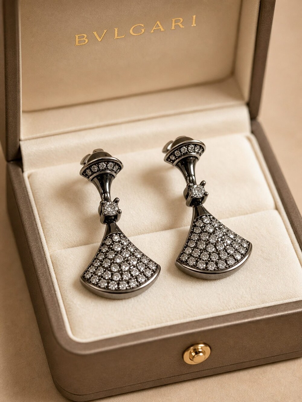 Bulgari Refined Statement Earrings Style 1ai | New with Box - Picture 5 of 9